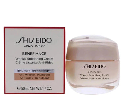 Shiseido Benefiance Wrinkle Smoothing Cream 1.7oz -50ml Sealed (2 Pack ) NIB