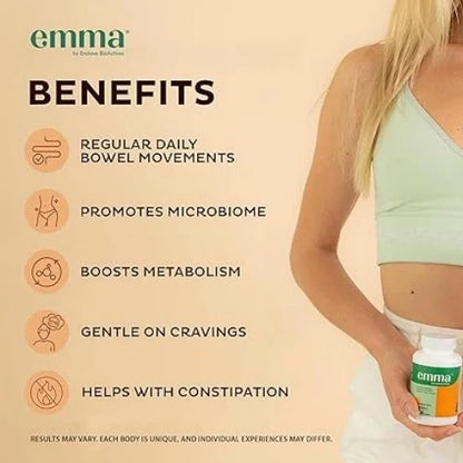 Emma Gut Health Doctors Endorsed Supplement 60 Capsules -Relief from Gas
